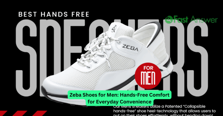 Zeba Shoes for Men: Hands-Free Comfort for Everyday Convenience