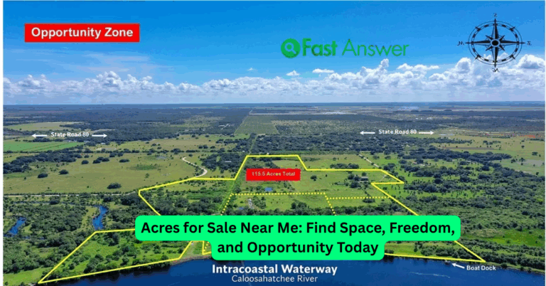 Acres for Sale Near Me: Find Space, Freedom, and Opportunity Today
