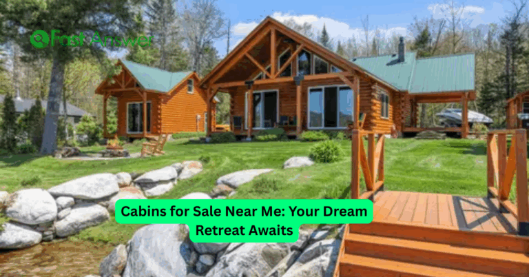 Cabins for Sale Near Me: Your Dream Retreat Awaits