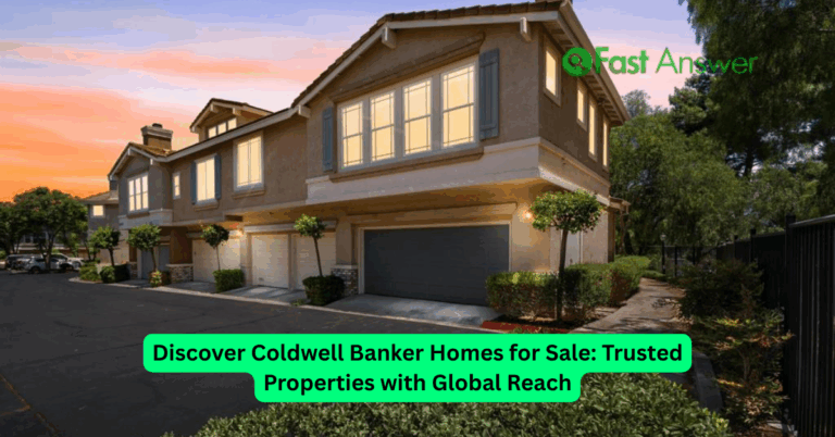 Discover Coldwell Banker Homes for Sale: Trusted Properties with Global Reach