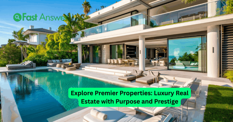 Explore Premier Properties: Luxury Real Estate with Purpose and Prestige