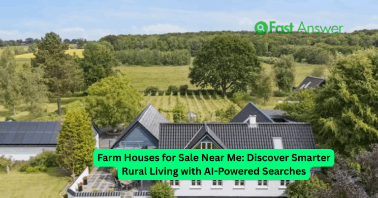 Farm Houses for Sale Near Me: Discover Smarter Rural Living with AI-Powered Searches