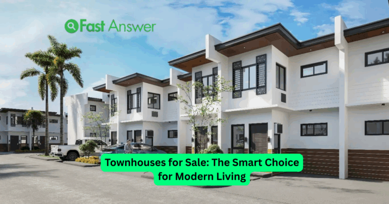 Townhouses for Sale: The Smart Choice for Modern Living