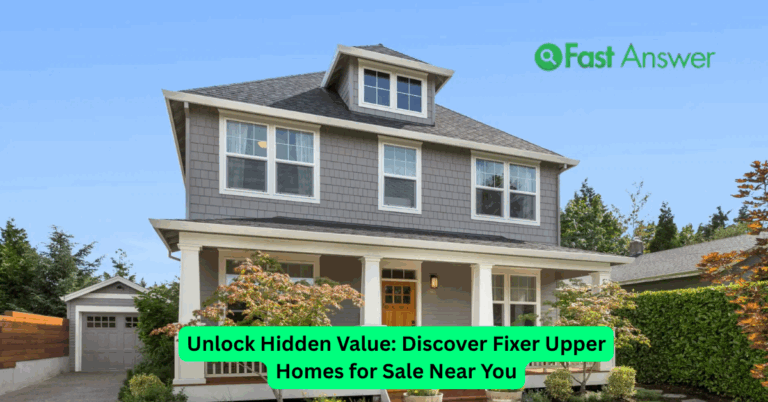 Unlock Hidden Value: Discover Fixer Upper Homes for Sale Near You