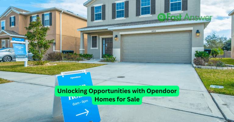 Unlocking Opportunities with Opendoor Homes for Sale