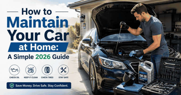 How to Maintain Your Car at Home A Simple 2026 Guide