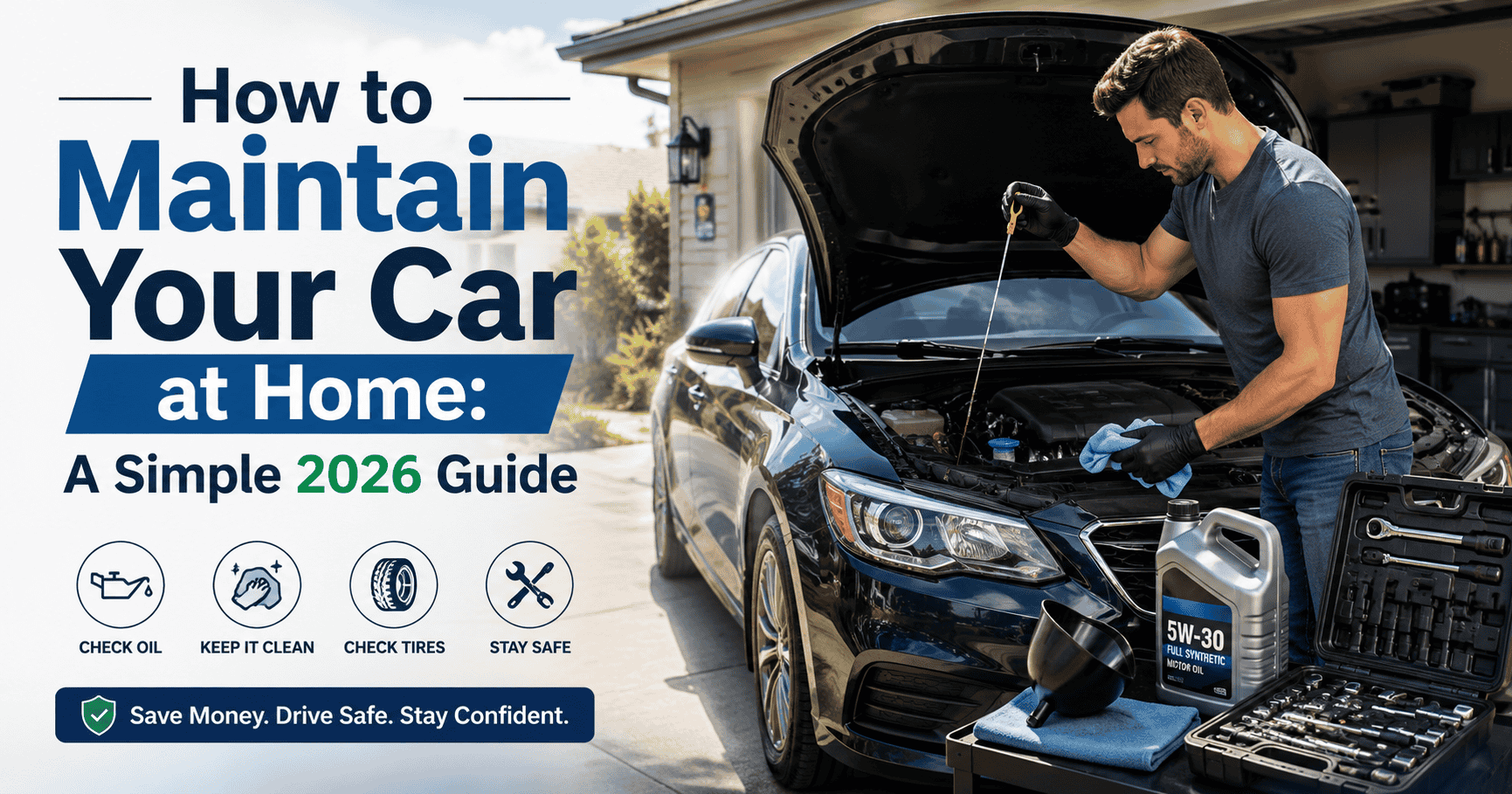 How to Maintain Your Car at Home A Simple 2026 Guide